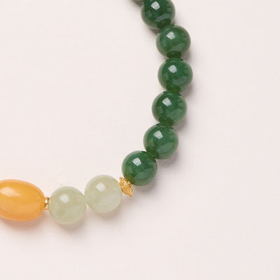 Natural Real Nephrite Green Jasper Jade Bangle Charm Adult Bangles Bangles High Quality All Natural Material Gold Plated Jewelry Hot Selling Polished Nephrite Bracelet Fashion Accessory