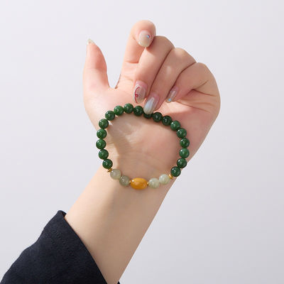 Natural Real Nephrite Green Jasper Jade Bangle Charm Adult Bangles Bangles High Quality All Natural Material Gold Plated Jewelry Hot Selling Polished Nephrite Bracelet Fashion Accessory