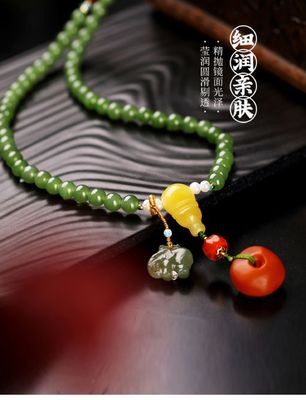Wholesale Round Light Green Nephrite Jade Crystal Bead Bracelet Beads For Souvenir Gift Top Quality Gemstone A Grade Natural Canadian Nephrite Jade Bangle 8mm Round Beads Bracelet