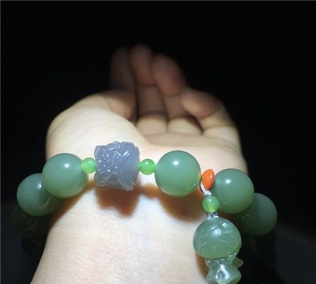Jade Bracelet Nephrite Green Jade Bangle Vintage Round Jade Bracelet Women'S Bracelets Natural Genuine White Nephrite Hotan Jade Fashion Bracelets