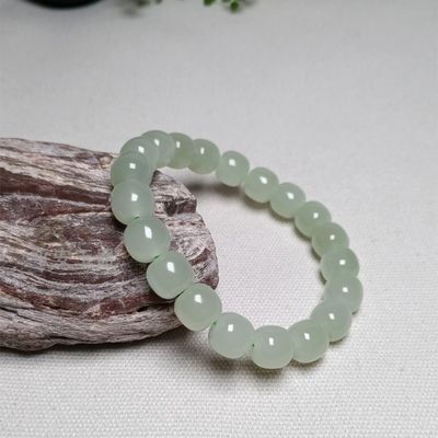Custom Jewellery Manufacturer Wholesale 8x10mm Oval Nephrite Green Jade Bracelet Natural Stone 18k Gold Jewelry Women Fine Jewelry Gifts Genuine Natural Jadeite Real Bracelets