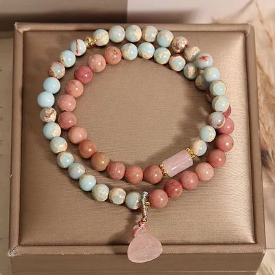 Natural Koreite Loose Beads For Jewelry Making Charm Bracelet Necklace Gem Stone Bracelet Wholesale Stone Bracelet Natural Crystal Bracelets Lava Rose Quartz Amethyst Lapis Lazuli
