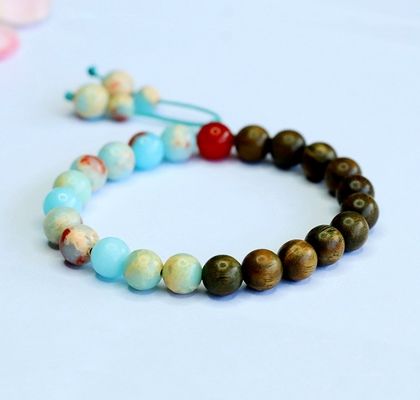 Mixed Shoushan Beads Handmade Woven Wrap Bracelet Natural Stone Bohemian Vintage Style Women'S Leather Fashion Charm Bracelets