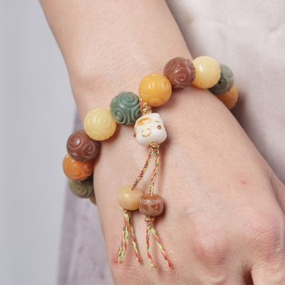 Wholesale Natural Eighteen Seed Hand String Buddhist Beads Bracelet Bodhi Prayer Beads Jewlery Crystal Bracelet Unisex