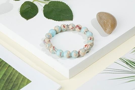 Unique Mother'S Day Gift From Daughter/Son-Birthday/Christmas/Valentines Jewelry - Best Mama Bracelet With Easter Stuffers For Women-Natural Stone Bracelet For Mom