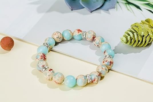 Unique Mother'S Day Gift From Daughter/Son-Birthday/Christmas/Valentines Jewelry - Best Mama Bracelet With Easter Stuffers For Women-Natural Stone Bracelet For Mom