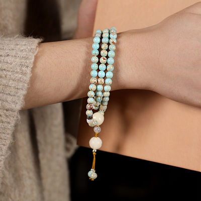 Unique Mother'S Day Gift From Daughter/Son-Birthday/Christmas/Valentines Jewelry - Best Mama Bracelet With Easter Stuffers For Women-Natural Stone Bracelet For Mom