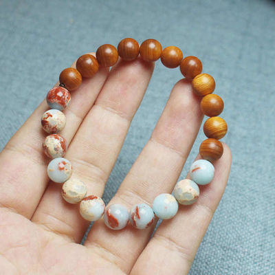 Beaded Bracelets For Women Handmade Semi Precious Natural Stone Stretch Elastic Jewelry Yoga Protection Gifts