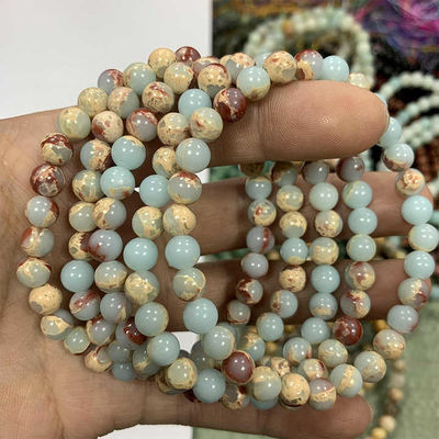 Beaded Bracelets For Women Handmade Semi Precious Natural Stone Stretch Elastic Jewelry Yoga Protection Gifts
