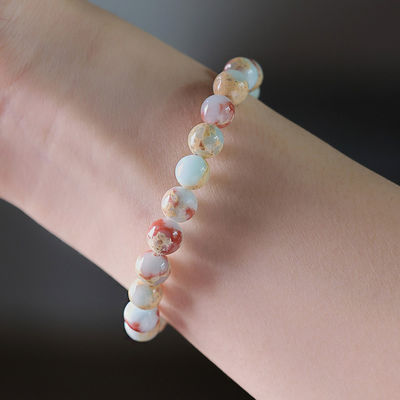 Beaded Bracelets For Women Handmade Semi Precious Natural Stone Stretch Elastic Jewelry Yoga Protection Gifts
