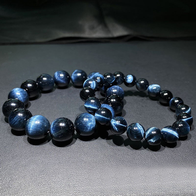 Blue Tiger Eye Fashion Jewelry Moonstone Beaded Elastic Charm Bracelets Adjustable Blue Opal Cat'S Eye Butterfly Moonlight Bracelets For Women