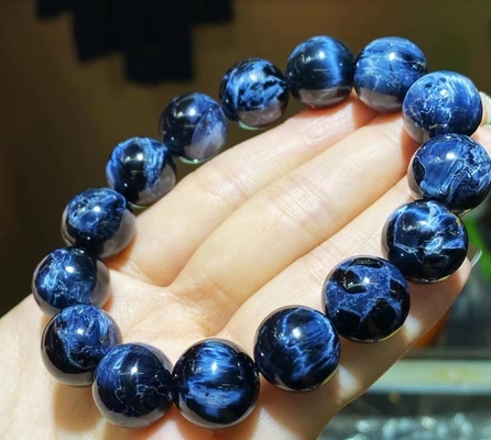 High Quality Natural Peter Stone Bracelet Storm Stone Star Sky Universe Pietersite Bracelet Blue Energy Crystal Beads Bracelet