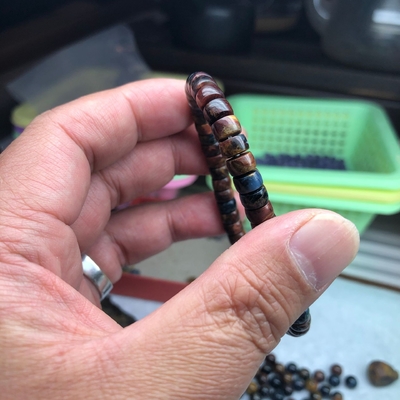 Pietersite Bracelet For Women Men'S Gifts - Protection Healing Crystal Bracelet - 8mm Gemstone Beaded Adjustable Bracelet Pulseras Para Hombres Mujer Stocking Stuffers
