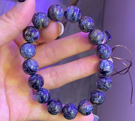 High Quality Natural Pietersite Bracelet Healing Stones Blue Petersitie Stone Bracelets For Gift Reiki Phoenix Pietersite Bead Bracelets for Healing