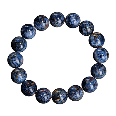Natural Pietersite Gemstone Processing Highest Quality Blue Pietersite Bangles Pietersite Stretch Fashion Bracelet Healing Stones Unisex Gemstone Jewelry Beads Bracelets