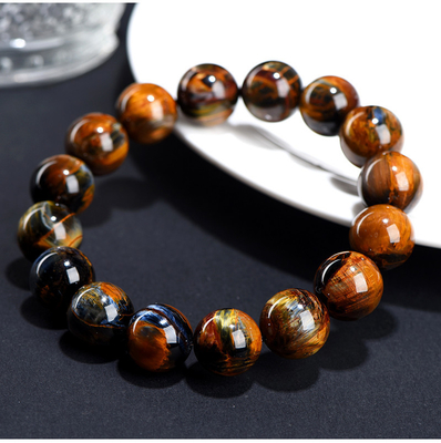 Natural Pietersite Gemstone Processing Highest Quality Blue Pietersite Bangles Pietersite Stretch Fashion Bracelet Healing Stones Unisex Gemstone Jewelry Beads Bracelets