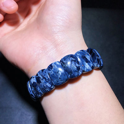 Natural Crystal Pietersite Bracelet With Engraving Fine Jewelry For Decorative Healing Craft Personal Use Gift Giving