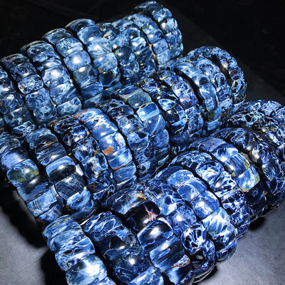 Natural Crystal Pietersite Bracelet With Engraving Fine Jewelry For Decorative Healing Craft Personal Use Gift Giving