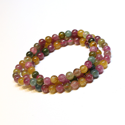 Multi Colored Tourmaline Jade Abacus Rondelle Beaded Bracelet Necklace Women Accessories Jewelry Sets Crystal Beads Bracelets Stone Jewelry For Women