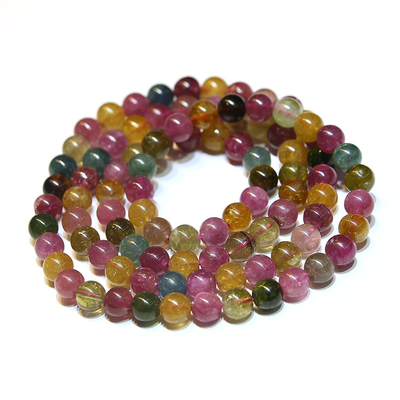Multi Colored Tourmaline Jade Abacus Rondelle Beaded Bracelet Necklace Women Accessories Jewelry Sets Crystal Beads Bracelets Stone Jewelry For Women