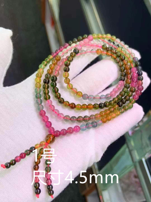 Multi Colored Tourmaline Jade Abacus Rondelle Beaded Bracelet Necklace Women Accessories Jewelry Sets Crystal Beads Bracelets Stone Jewelry For Women