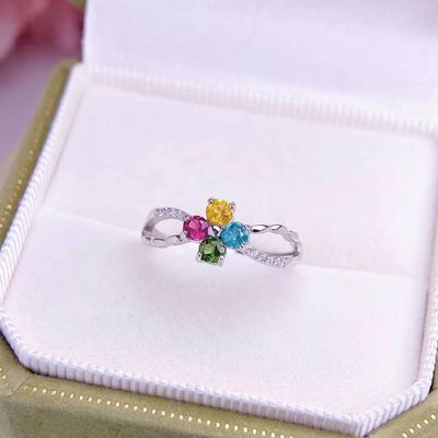 Ring, Necklace, Bracelet, New Leaf Bracelet 18K Gold Women's Candy Tourmaline Bracelet Colorful Gemstone Colorful Treasure Bracelet