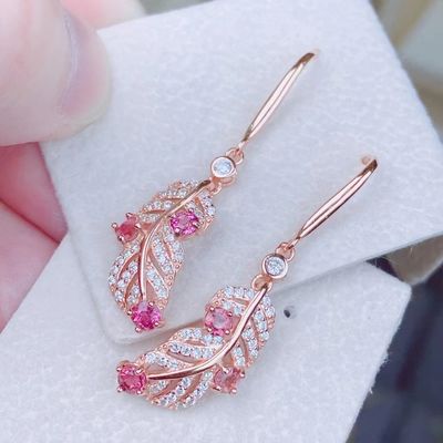 Earrings, Ring, Necklace, Bracelet, Tourmaline Earrings Paraiba Blue Drop Earrings Luxury Tourmaline Fusion Heart Shape Stud Earrings Multicolor Stone Earring for Wedding Earrings