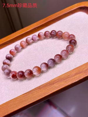 Natural Purple Rabbit Fur Bracelet Purple And Pink Rabbit Fur Bracelet Real Object Shooting Supports One-To-One Selection Of Products