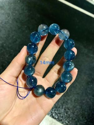 Fengshui enegy Natural stone Aquamarine Bracelet Pure Blue Devil Blue Aquamarine Bracelet Blue Gemstone Bracelet  Chakra Bracelets for Women Crystals and Healing Stones