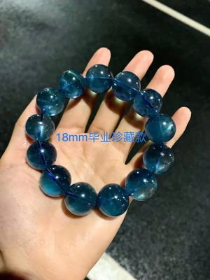 Fengshui enegy Natural stone Aquamarine Bracelet Pure Blue Devil Blue Aquamarine Bracelet Blue Gemstone Bracelet  Chakra Bracelets for Women Crystals and Healing Stones