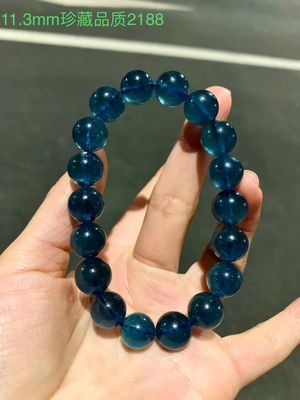Fengshui enegy Natural stone Aquamarine Bracelet Pure Blue Devil Blue Aquamarine Bracelet Blue Gemstone Bracelet  Chakra Bracelets for Women Crystals and Healing Stones