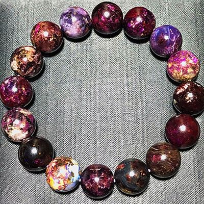 Feng Shui Energy natural stone Old Material Sugilite Bracelet, Basil Stone, Men'S And Women'S Multi-Circle Bracelet Pendant Zodiac