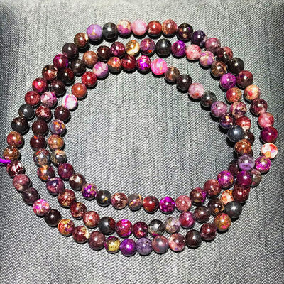 Feng Shui Energy natural stone Old Material Sugilite Bracelet, Basil Stone, Men'S And Women'S Multi-Circle Bracelet Pendant Zodiac