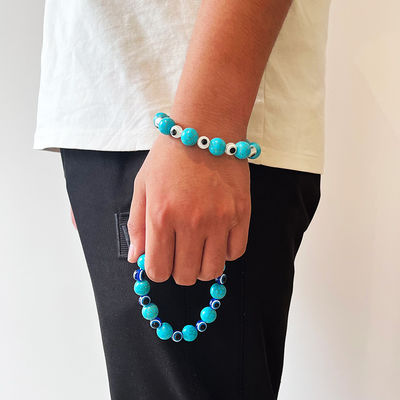 Evil Eye Bead Bracelet Meaning Beaded Black Beads Crystal Glass Gold Multicolored Evil Eye Bracelet Lucky Bracelet for Protection Blessing