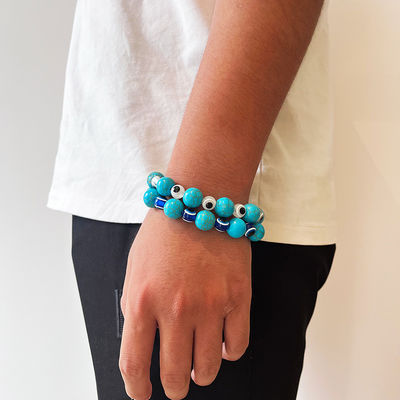 Evil Eye Bead Bracelet Meaning Beaded Black Beads Crystal Glass Gold Multicolored Evil Eye Bracelet Lucky Bracelet for Protection Blessing
