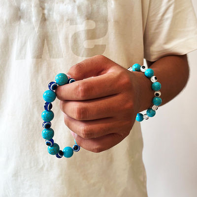 Evil Eye Bead Bracelet Meaning Beaded Black Beads Crystal Glass Gold Multicolored Evil Eye Bracelet Lucky Bracelet for Protection Blessing