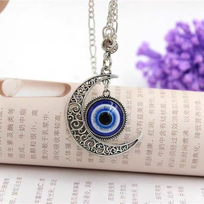 Evil Eye Necklace, Bracelet, Earring, Ring, Keychain & Hamsa Hand Pendant - Turkish Protection Jewelry Set Evil Eye Pendant Necklace Glass Leather Rope Chain Turkish Protect