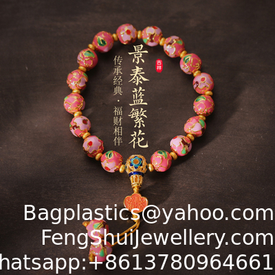 Good price Wholesale Ceramic Jewelry New Fashion Flower Glaze Beads Bracelet Multicolor Casual Ethnic Bohemia Student Children online