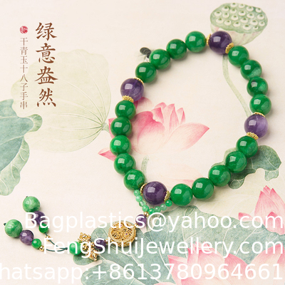 Good price Crystal Handmade Natural Amethyst Bracelet For Women - Stretchable 8mm Bead Bracelet - Adjustable Size Crystal Bracelet For Women online