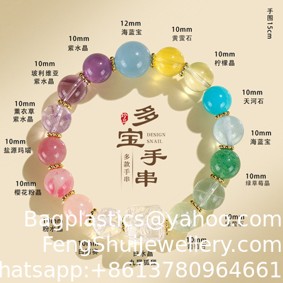 Buen precio Brazalete de piedras preciosas de cristal, brazalete para aliviar el estrés de ansiedad, joyería púrpura hecha a mano, regalos para mujeres, Rakhi, regalos de energía positiva, regalos para limpiar, decoración del hogar. en línea