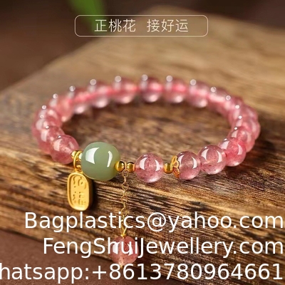 Buen precio Ametista natural Phantom Ametista Brazalete de gran diámetro de alta calidad Brazalete de cristal de suerte de piedra natural con cuentas Brazaletes ajustables Conjunto de cuentas de semillas Brazalete para mujeres en línea