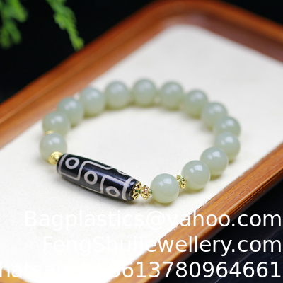 Ein guter Preis. gZiBeads Elaeocarpus ganitrus Beste Geschenke Schöne bunte Naturgrüne Jade Edelstein Tiger Auge Perlen Armbänder Männer Frauen handgefertigte elastische Schmuck Online