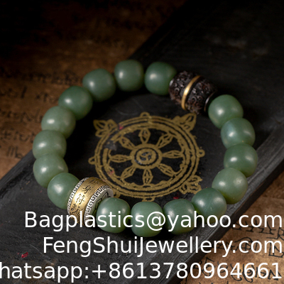 Ein guter Preis. Natürliche Hethische Jade Amulet Heilende Jade Steine Periapt Schutz Anhänger Armband mit Silberzubehör Halskette Für Kristall Handwerk Geschenke Online