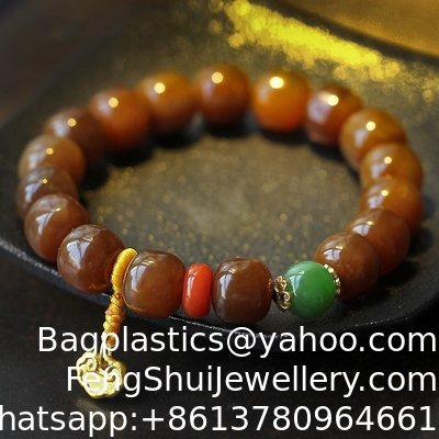 Ein guter Preis. Natürlicher Stein Hethischer Jade Armbänder Edelstein Achat Perlen Armbänder Schmuckstein Beige Chalcedony Perlen Armbänder Erleichtern Müdigkeit Online