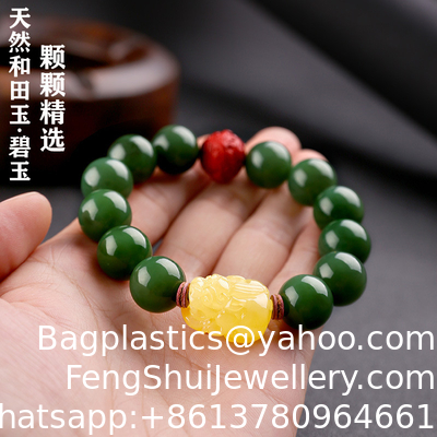Ein guter Preis. Natürlicher echter Nephrit-Grüner Jaspis Jade Armreif Charm Erwachsene Armreifen Armbänder Hochwertiges, natürliches Material Vergoldeter Schmuck Heißer Verkauf Poliertes Nephrit-Armband Mode-Accessoire Online