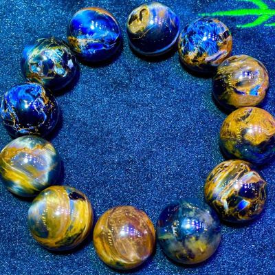 Good price Natural Healing Pietersite Beads Bracelet 12-18mm Gemstone Men Women Craft Jewelry Genuine Pietersite Crystal Stretch Bracelet for Women online