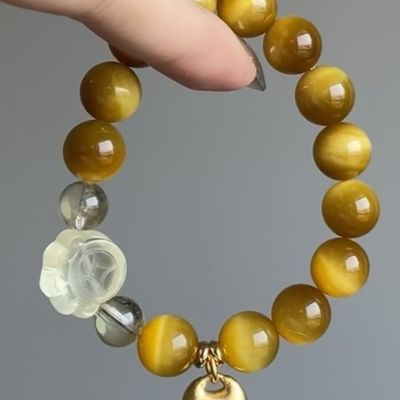 Good price Hot Sale New Chinese Fu Brand Beaded Bracelet Anti Opal Boudoir Hand String Female Exquisite Friendship Cat'S Eye Crystal Bracelets Women Girl Cute Elastic Opal Zircon Moon Stone Bead online