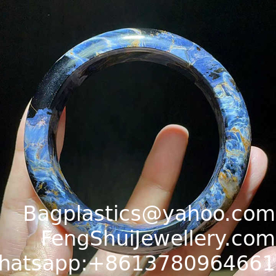 Buen precio Pulsera de pietersita para curación, pulsera natural de pietersita azul para hombres y mujeres, joyería de moda con cuentas redondas de piedra pietersita de Namibia en línea
