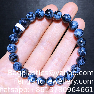 Buen precio Unisex Pietersite Pulsera de piedra preciosa hecha a mano Cristal de curación con cuentas extensibles para regalo Pulsera más vendida Pietersite en línea