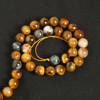 Bon prix Perles en vrac de pierre de pietersite dorée naturelle de haute qualité, bracelet en pietersite, bracelets en pierres précieuses naturelles, perles de cristal, bracelet extensible réglable, bijoux faits à la main, cadeaux pour femmes en ligne